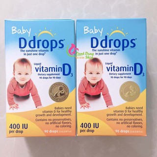 Vitamin D3 baby D drops Mỹ (tốt nhất thế giới)