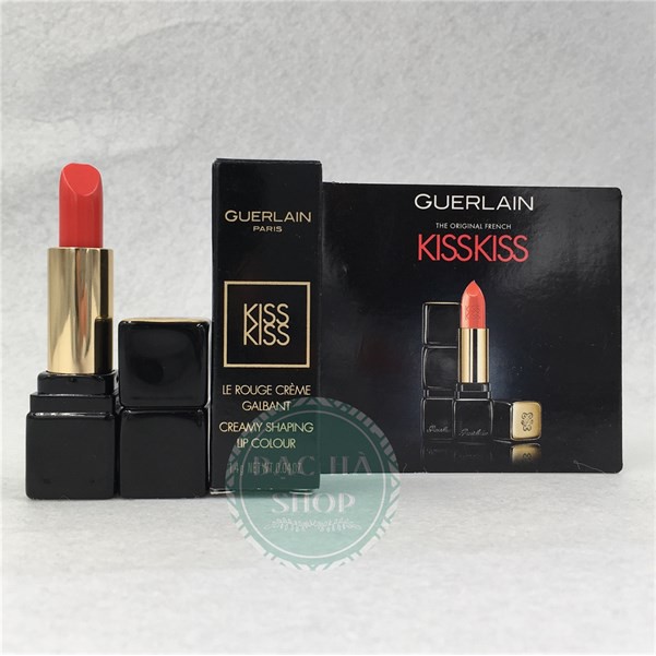 Guerlain Son Kiss Kiss Cream Shaping Lip Color #344 Sex Coral 1,4g