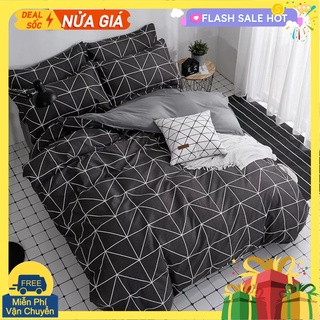 Ga trải giường bọc đệm kích thước [80x1m9]dành cho đệm ký túc xá,bệnh viện-kẻ bàn cờ