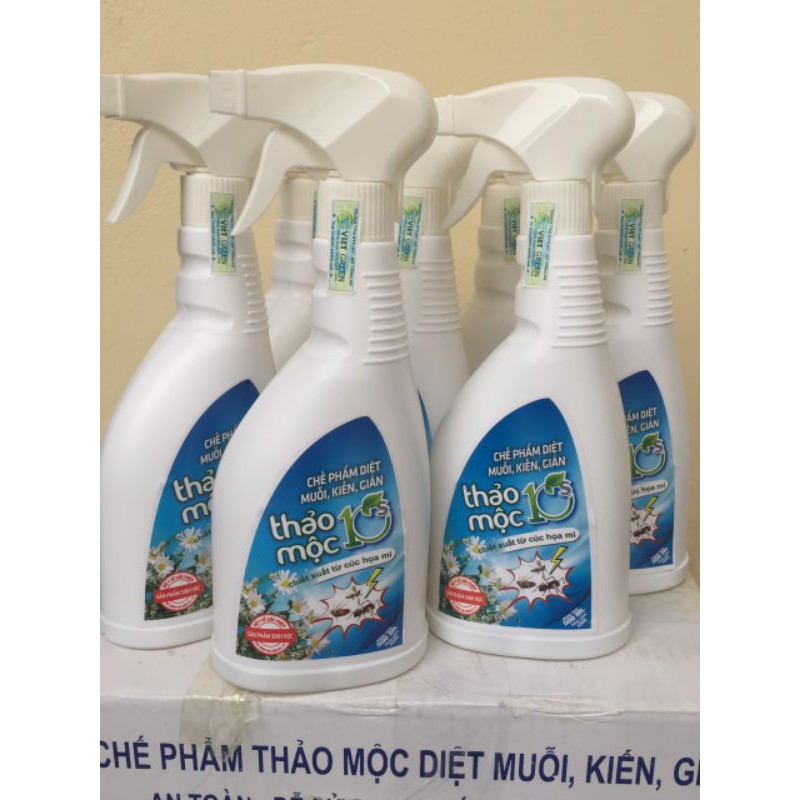 Xịt muỗi thảo mộc 10s