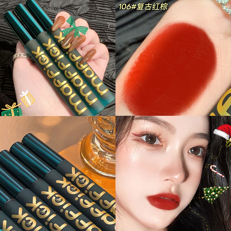 [Hàng mới về] Son Môi Lì Mịn Trang Điểm Thời Trang Phong Cách Giáng Sinh | BigBuy360 - bigbuy360.vn