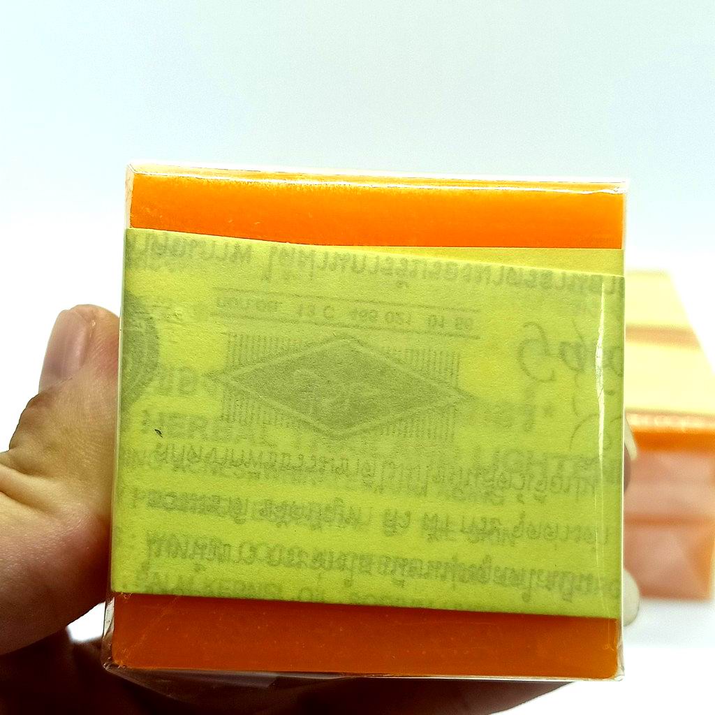 12 Bánh xà phòng giảm mụn thâm cam nghệ thái lan