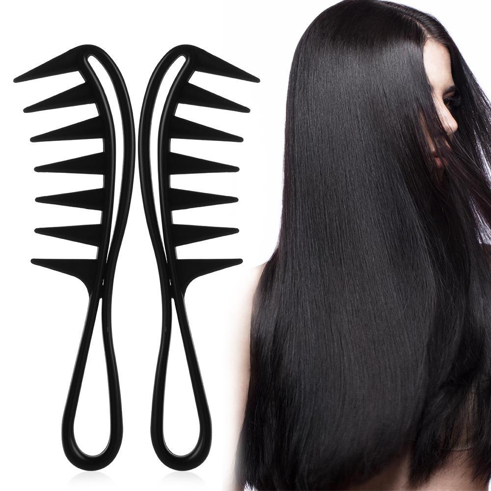 Lược Chải Tóc Răng Cá Mập Bằng Nhựa Chống Tĩnh Điện