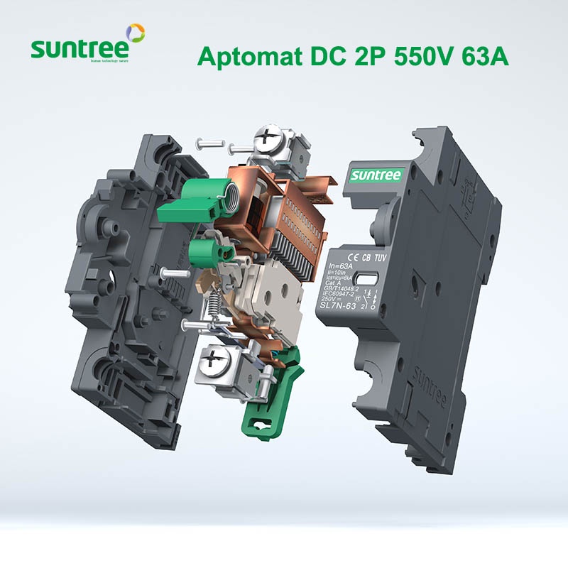 Aptomat Suntree DC 2P 550V 63A