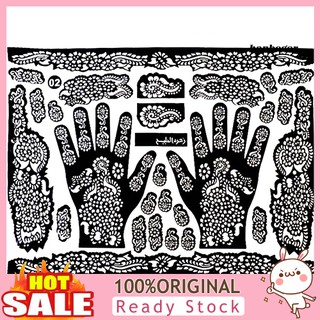 (Hàng Mới Về) Khuôn In Vẽ Henna / Chân / Tay Tiện Dụng