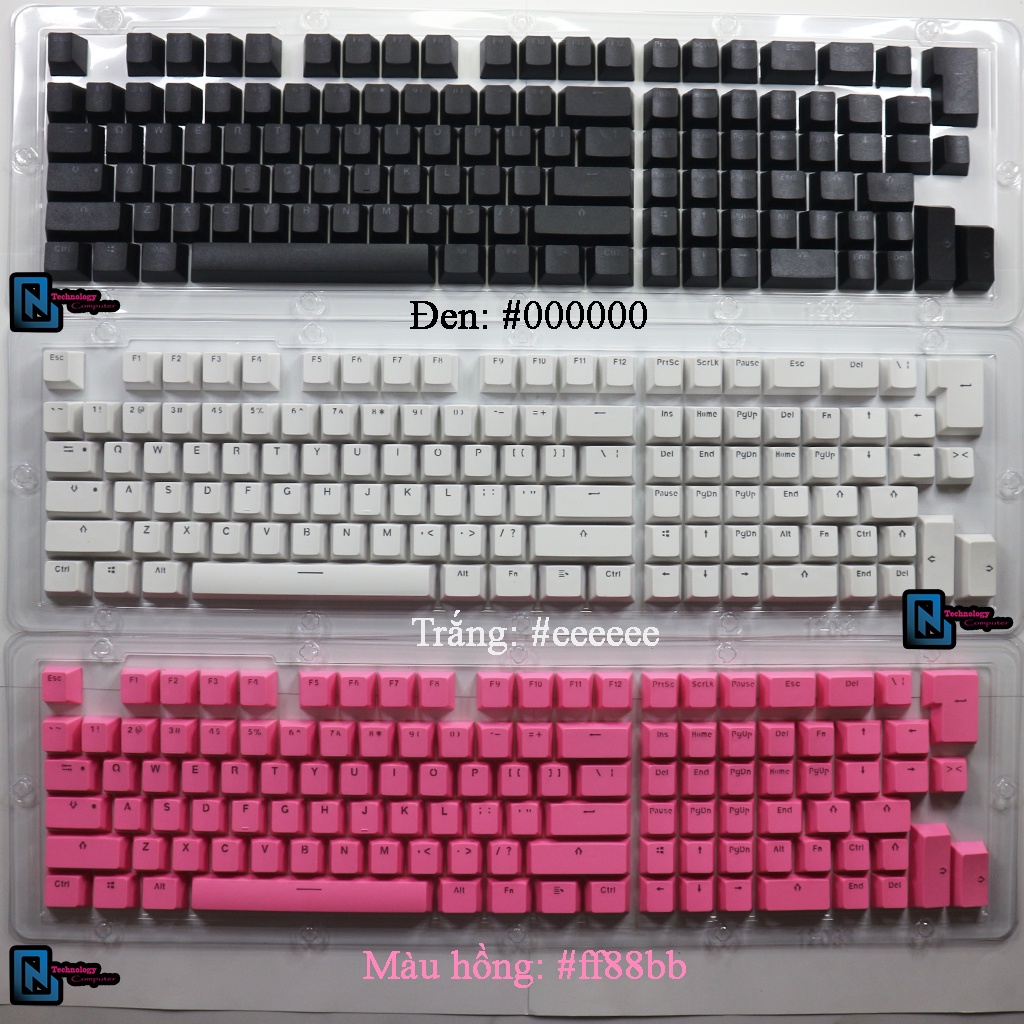 Phím Xuyên Led PBT Keycap Dành Cho Bàn Phím Cơ Layout Rút Gọn Kiểu OEM Phù Hợp 61/64/68/72/74/82/84/87