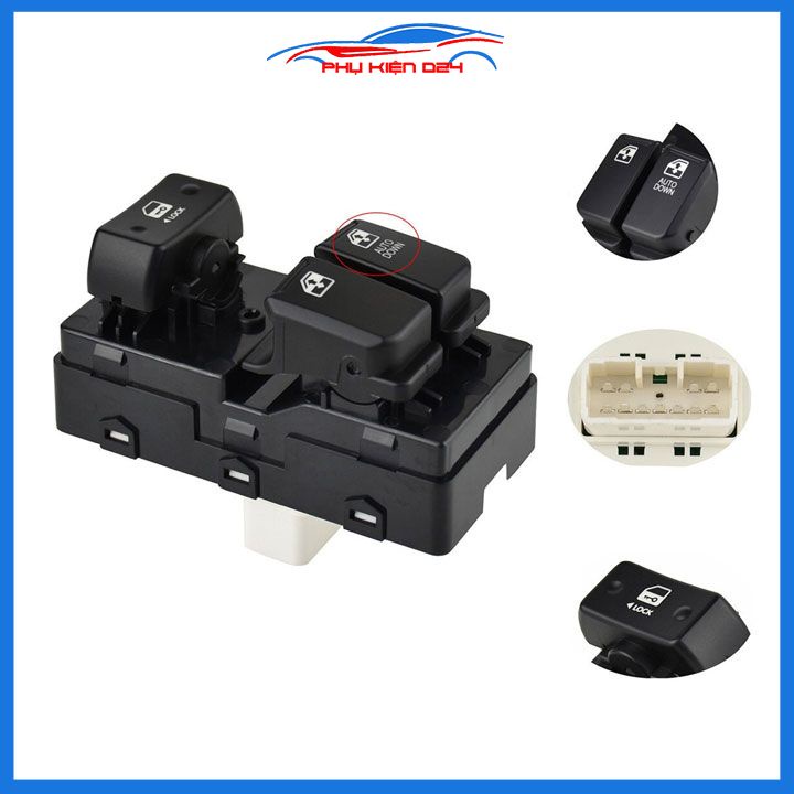 Công tắc nâng hạ kính tổng Hyundai H1 Starex i800 2007-2016 mã 93571-4H110