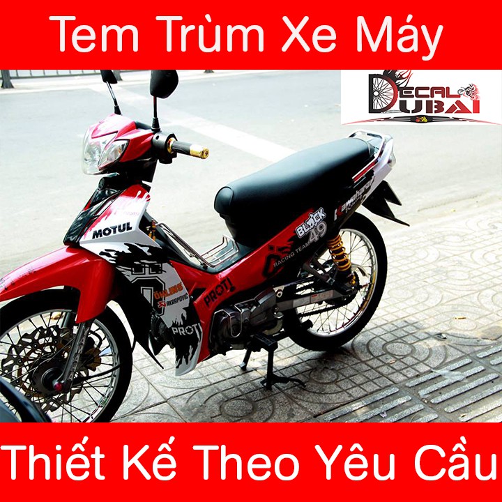 Tem Trùm Sirius Trắng Đỏ Motul