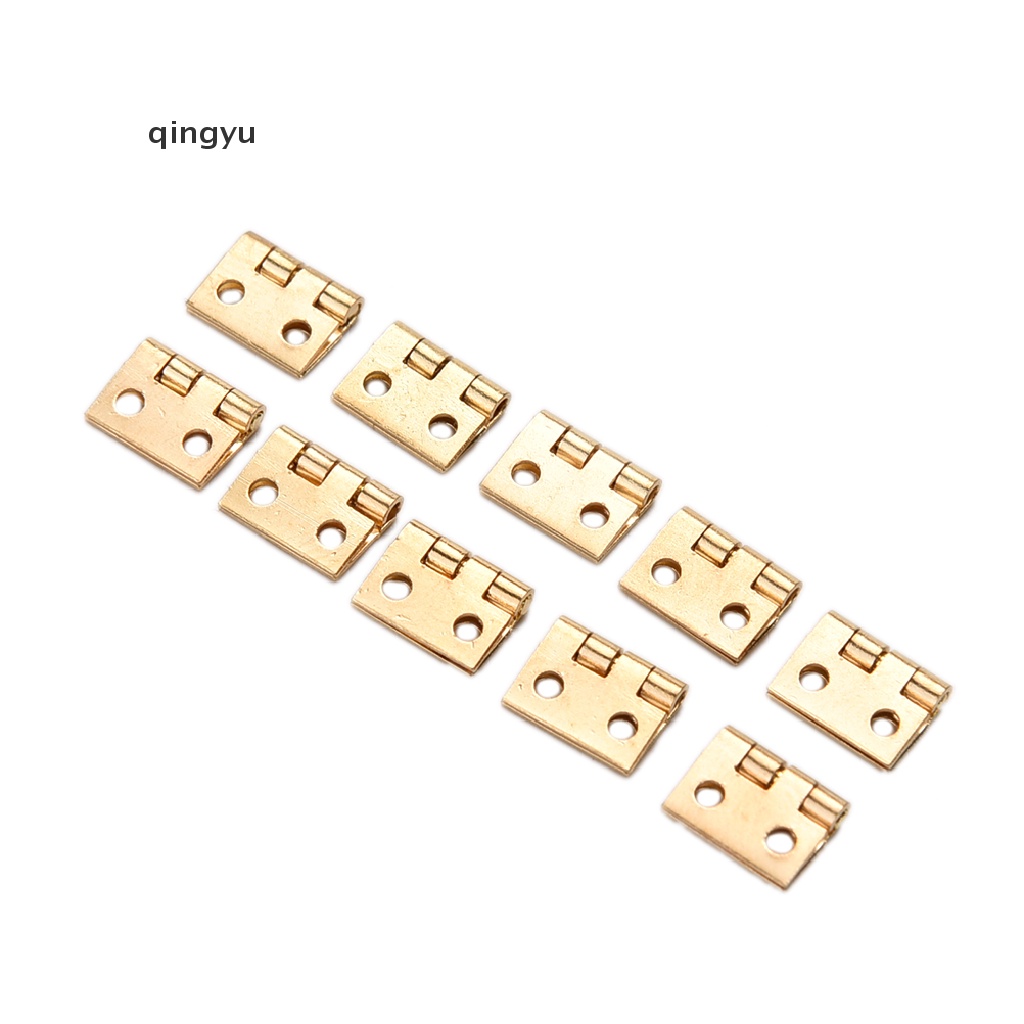 Set 10 Bản Lề Kim Loại Mini 1 / 12 Cho Đồ Nội Thất Nhà Búp Bê 3c-fd