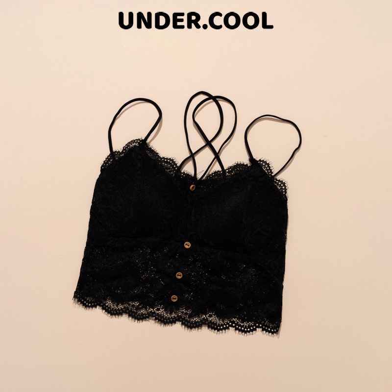 Áo Bra Ren Khuy UNDERCOOL Đệm Mỏng Siêu Mềm Mịn Thoáng Mát