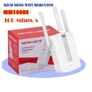 Bộ kích sóng wifi Mercusys MW300re 3 râu cực mạnh,Kich wifi,cục hút wifi,kích sóng wifi