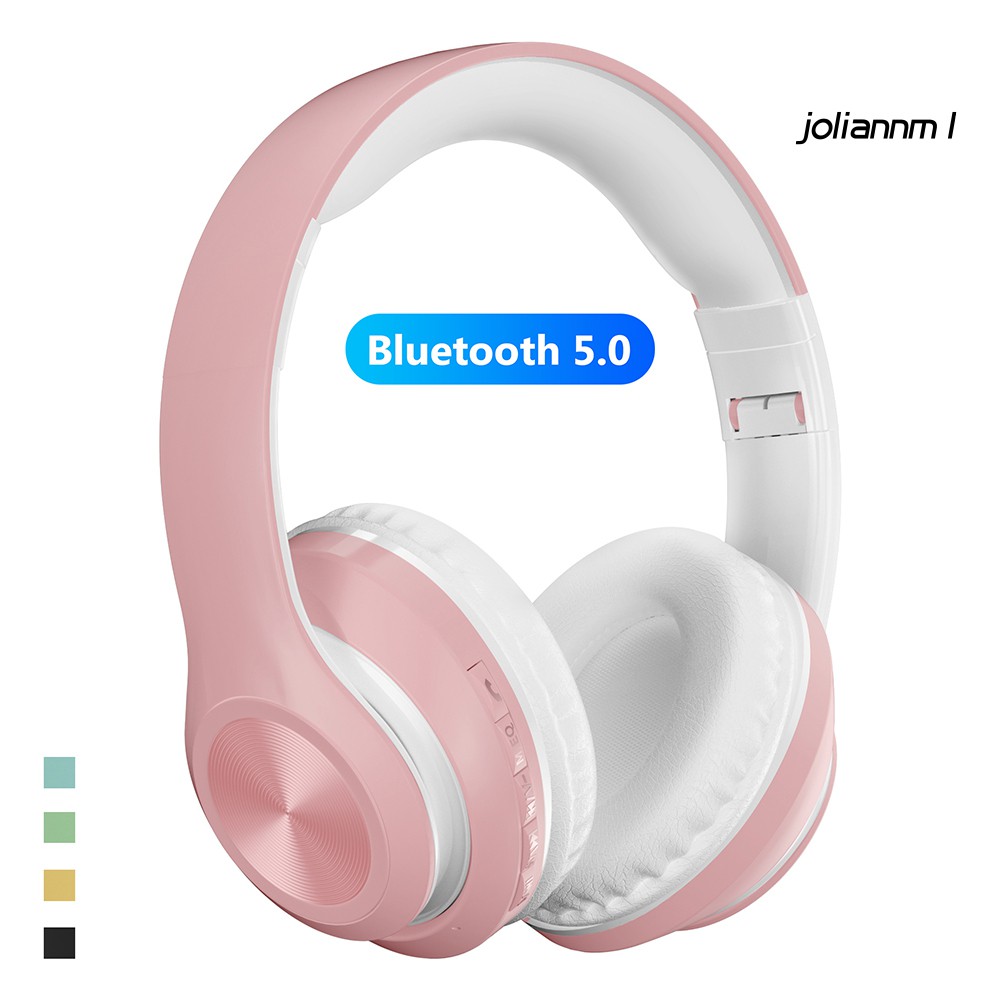 Tai Nghe Chụp Tai Bluetooth 5.0 Không Dây Jm P68 Có Thể Gập Lại