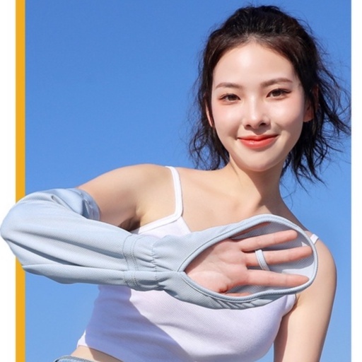 Găng Tay Chống Nắng/Tia UV Cỡ Lớn Tiện Dụng Cho Nữ Khi Lái Xe