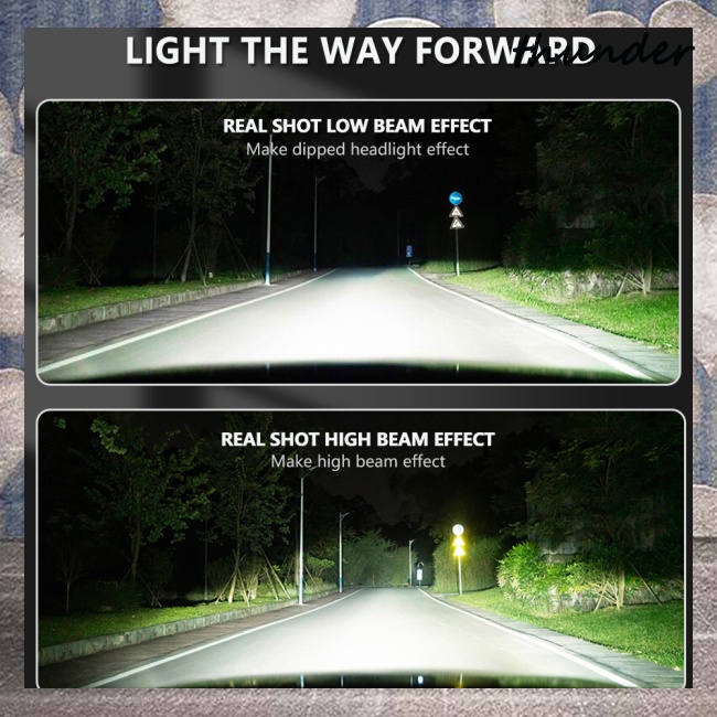 1 Cặp Đèn Pha Siêu Sáng H15 20000lm 6000k 10-32v 80w Chất Lượng Cao Cho Xe Hơi