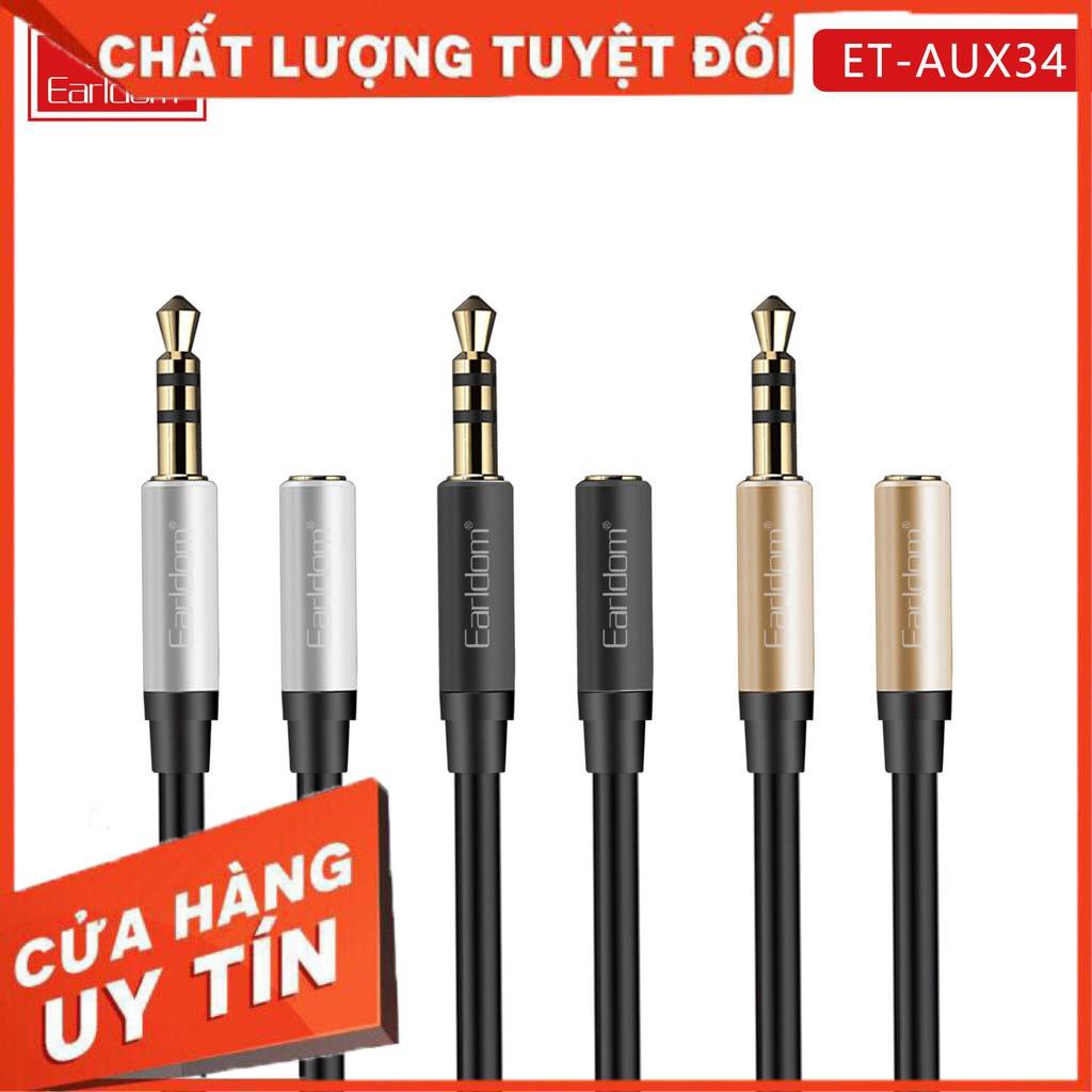 Đầu giắc Jack chuyển đổi từ chân 3.5mm ra đầu AUX Earldom AUX34 - BH 1 Năm Made in Taiwan