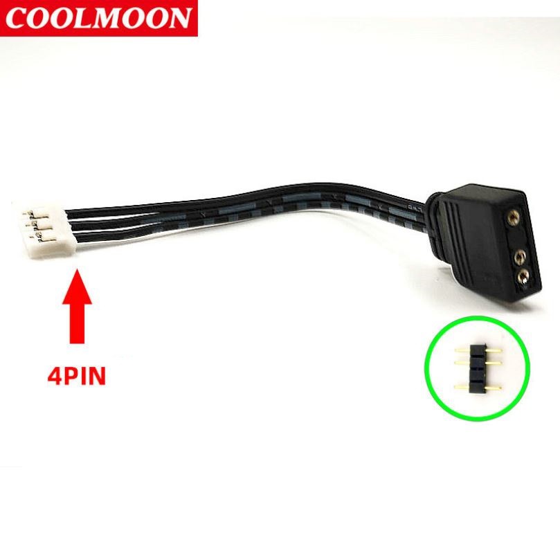 Dây Chuyển Nguồn 5v ARGB Sync Main ra 6 Pin Đồng Bộ Hub Coolmoon