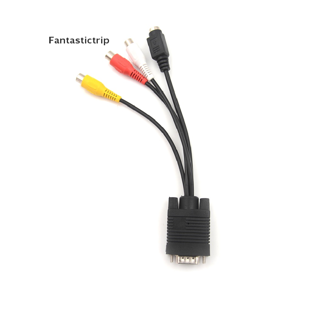 1 Cáp Chuyển Đổi Từ Cổng VGA Sang S-Video 3 RCA