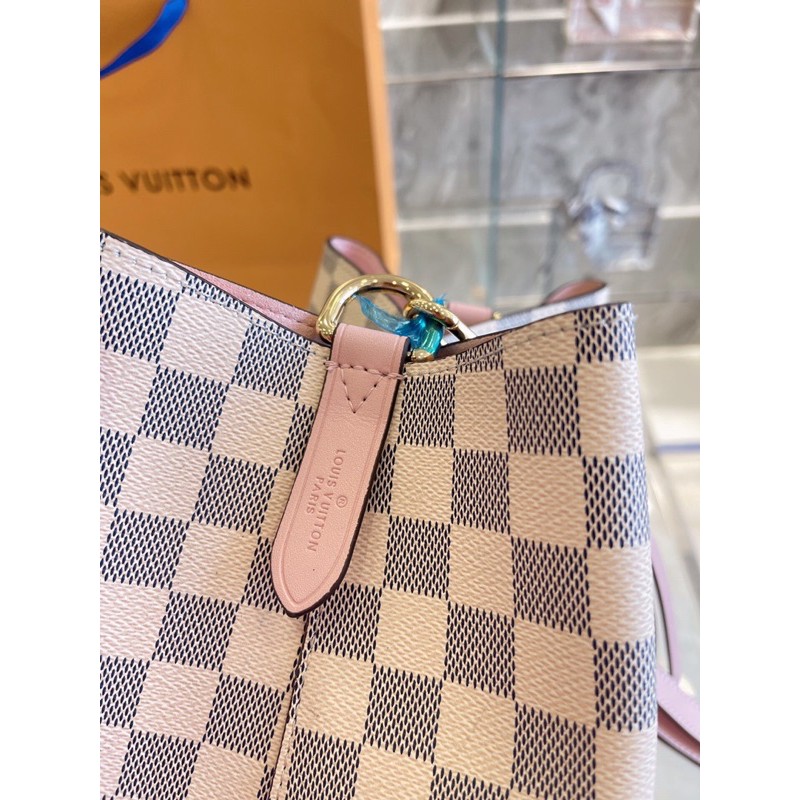 Túi tote, Túi xách nữ caro da thật thời trang cao cấp LV Louis Vuitton