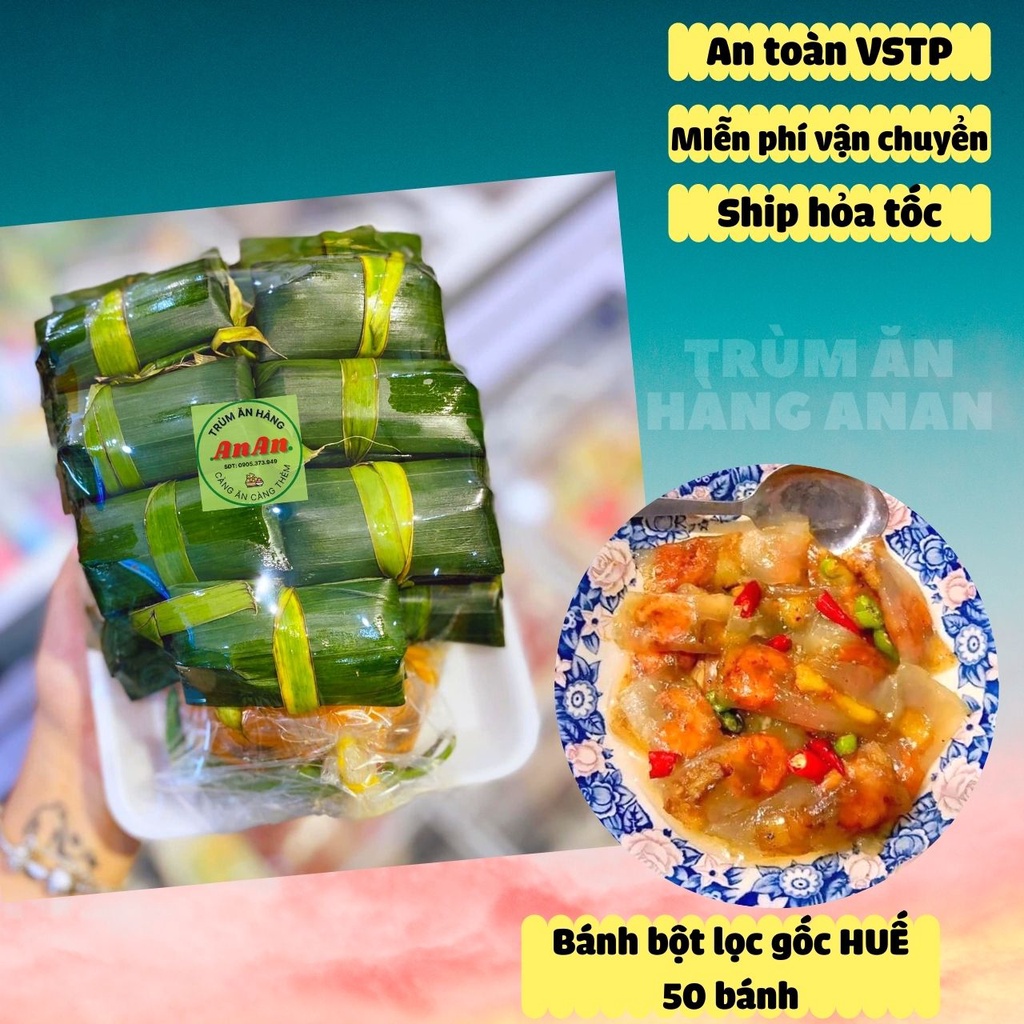 Bánh bột lọc chuẩn Huế  siêu rẻ siêu ngon Ăn vặt ANAN