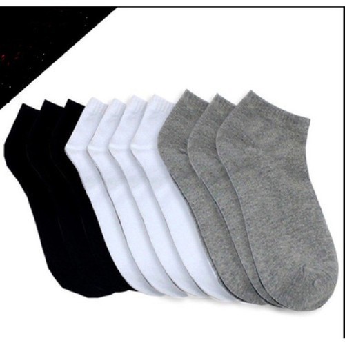 COMBO 10 Đôi Tất Nam Cổ Ngắn chống hôi chân có hộp