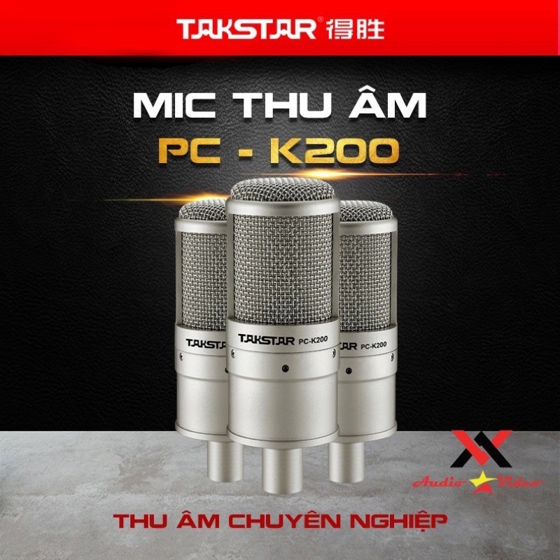 Mic Thu âm Livestream Takstar k200 chuyên nghiệp âm thanh cực chất