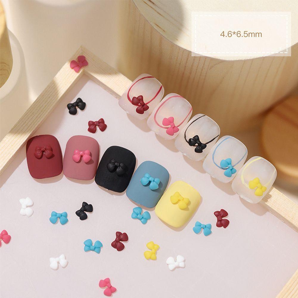 Túi 30 Phụ Kiện Trang Trí Móng Tay Hình Gấu Hoạt Hình Xinh Xắn