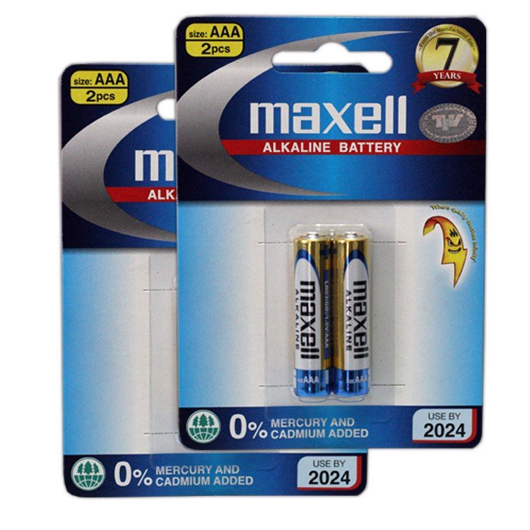 Pin Đũa AAA Maxell vỉ 2 viên