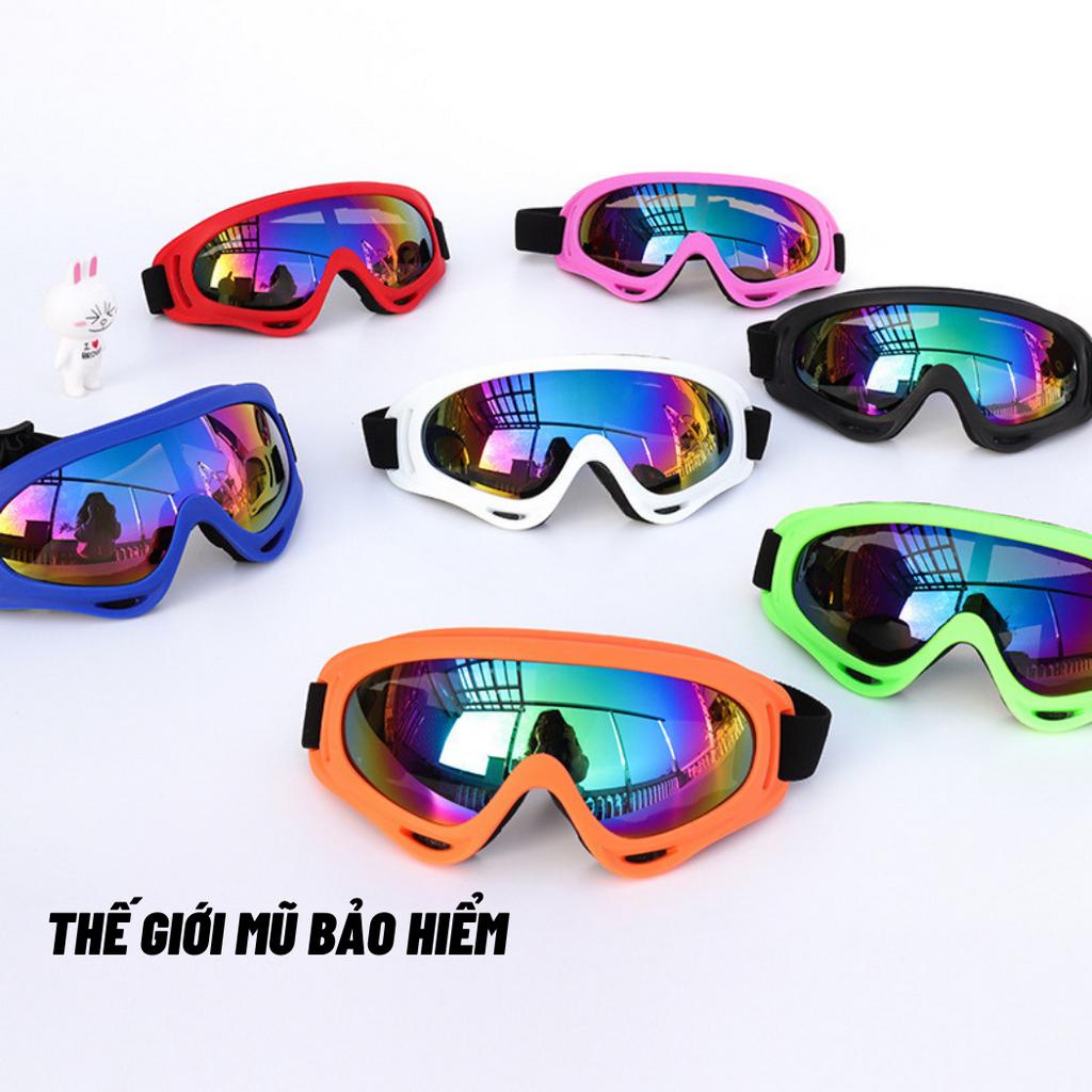 Kính UV nhiều màu gắn mũ bảo hiểm,kính UV gắn nón bảo hiểm nửa đầu,mũ 1/2,mũ 3/4 đi phượt,phụ kiện trang trí