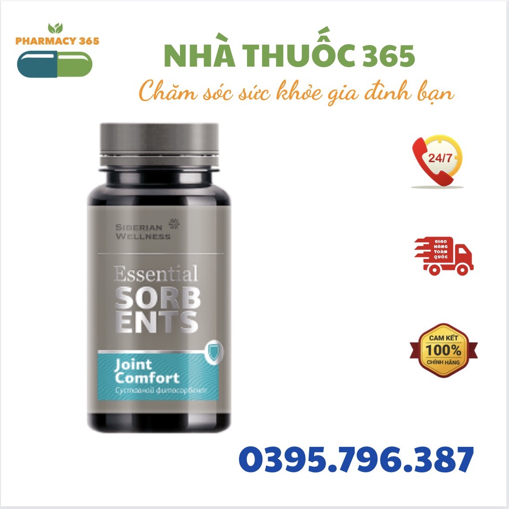 Joint Comfort Siberi - Thực phẩm bảo vệ sức khỏe Essential Sorbents Joint Comfort – 80g – Date T2/2023
