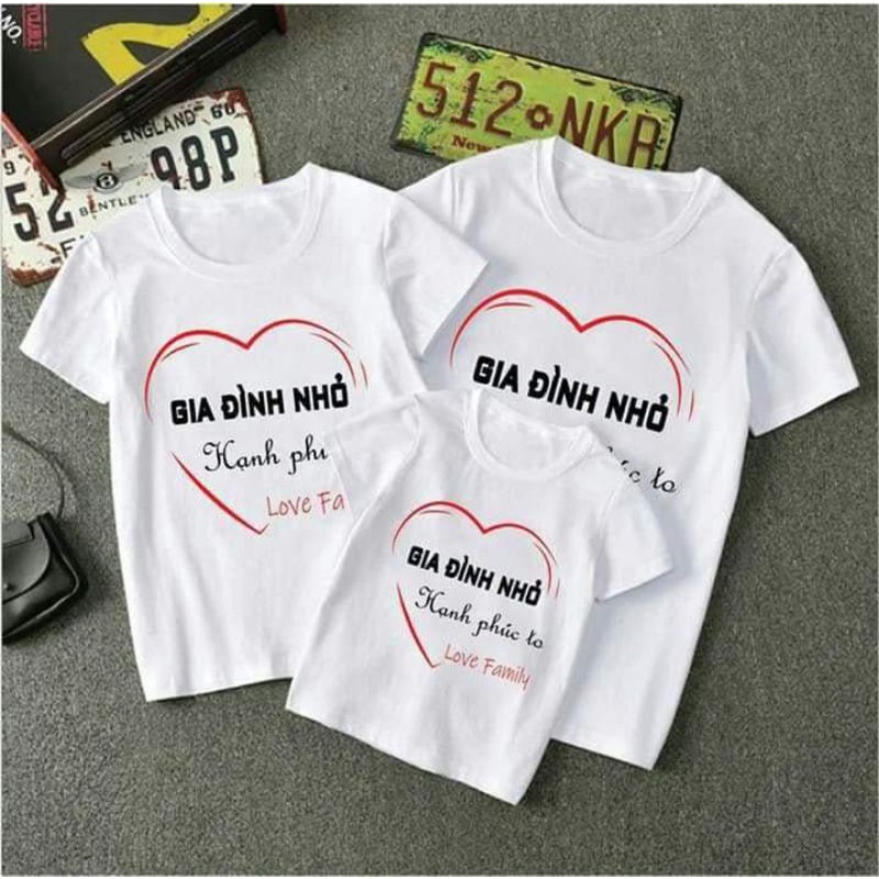 Áo Thun Một Gia Đình Nhỏ Một Hạnh Phúc To