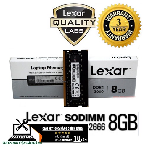 Ram Latop DDR4 8G Bus 2666 Chính Hãng Bh 36 tháng