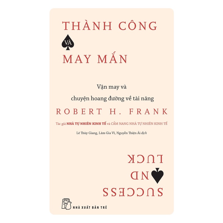 Sách - NXB Trẻ - Thành công và may mắn