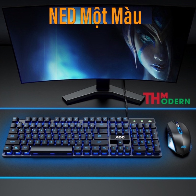 Bàn Phím Giả Cơ Gaming  KB121 Cao Cấp , Có Đèn Led Phím Nhạy Êm  Cảm Giác chơi  game  cực Đã