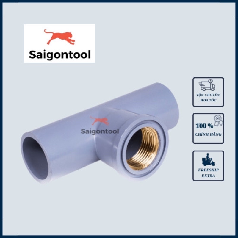 Tê răng  răng trong/răng ngoài - siêu bền, siêu khít, phụ kiện ống nước PVC có ren trong/ngoài