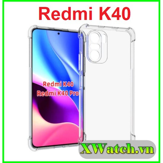 Ốp Lưng Chống va đập Xiaomi Redmi 10C K40 K40 pro  Note 10 4g Note 10 pro 4g Note 10 5g Redmi 10  trong suốt