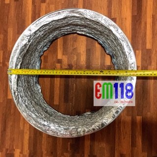 EM118 - Ống gió bạc D90 đến D200 - cuộn 1.5m