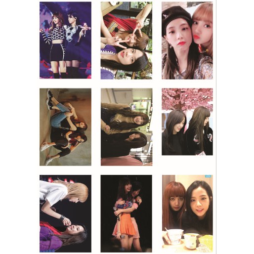 Lomo card 45 ảnh BLACKPINK Couple LISOO (Lisa + Jisoo)