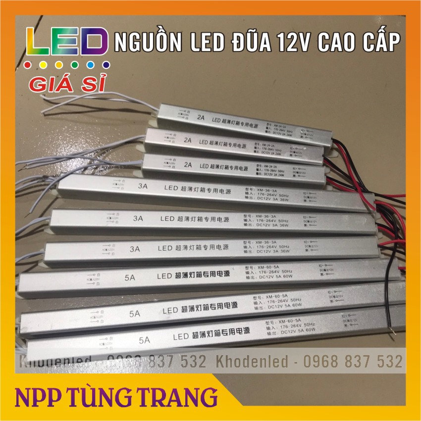 Nguồn led 12V 5A, 12v3a, 12v2a , nguồn đũa | BigBuy360 - bigbuy360.vn