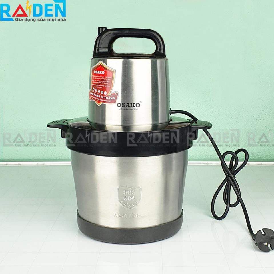 Máy xay thịt công suất 1000W, cối inox 6L Osako OST-1020