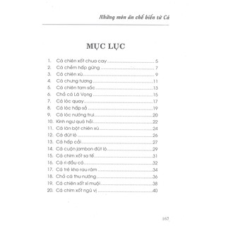 Những Món Ăn Chế Biến Từ Cá
