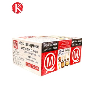 BĂNG THUN 3 IN (2 móc) QM ELASTIC BANDAGE (hộp 12 cuộn)