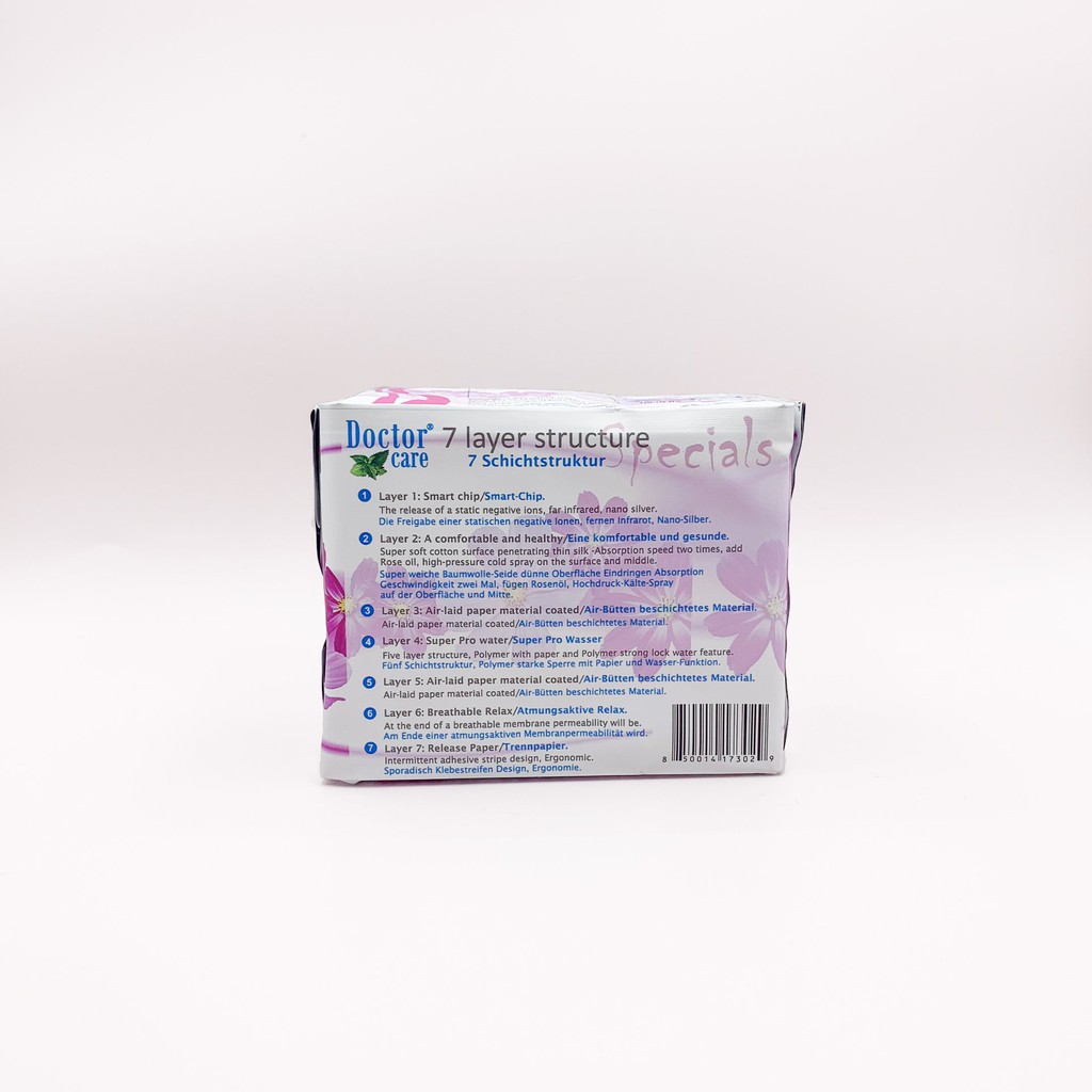 Bộ 2 gói băng vệ sinh thảo dược Doctor Care ban ngày siêu thấm hút 24cm Decano Store