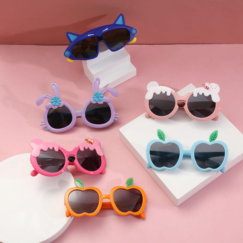 Kính Mát Chống Tia UV400 Kiểu Dáng Hoạt Hình Dễ Thương Cho Bé