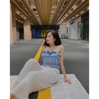 🌼 Áo 2 dây bèo nhún nữ 🌼