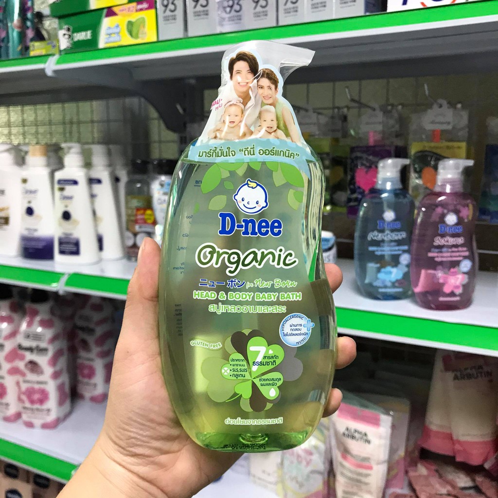 Sữa tắm gội toàn thân cho bé Dnee Pure 380ml