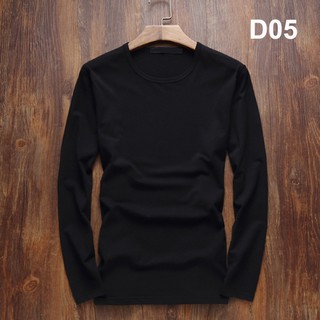 ( ❤️FREESHIP❤️ * ) Áo thun nam tay dài cổ tròn vải cotton mềm mịn Nhiều màu đủ size