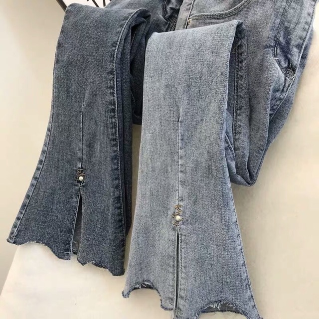 [ORDER] Quần ống loe có bigsize_ quần xẻ lai_ quần jeans ống loe kiểu