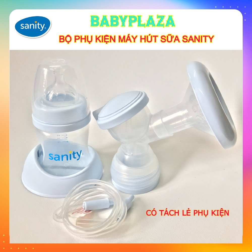 Phụ Kiện Máy Hút Sữa Điện Đôi SANITY S6306 Có Tách Lẻ Từng Món Van, Phễu, Nắp, Pít Tông,Đệm Sillicon,Bình -Chính Hãng