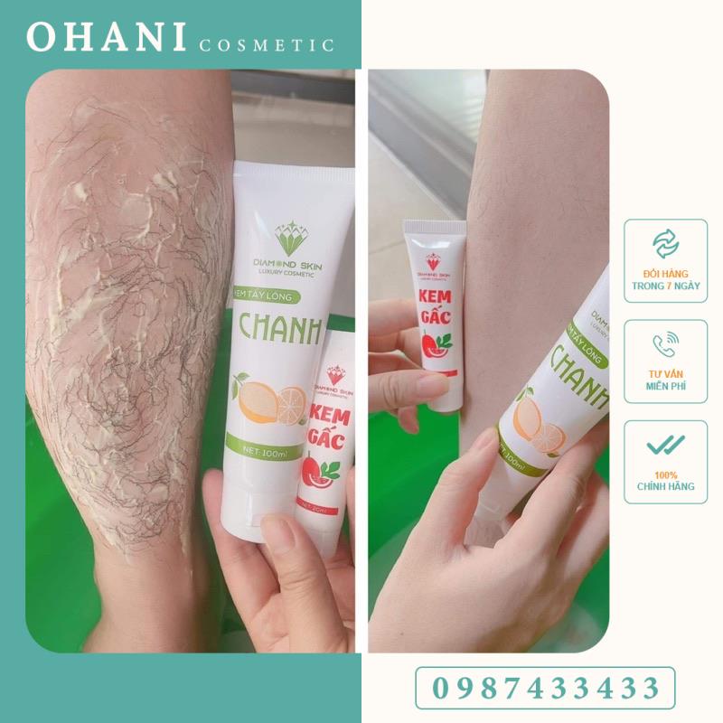 Kem tẩy lông chanh gấc Diamond Skin