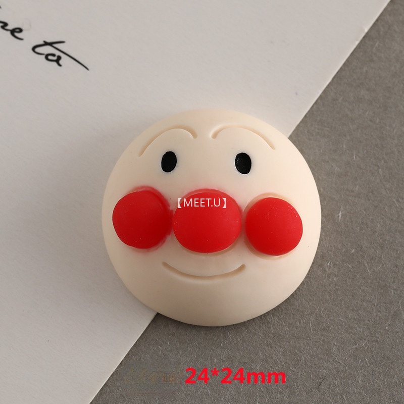 1 Miếng Vật Liệu Resin Hình Anpanman Hoạt Hình Làm Trang Sức DIY